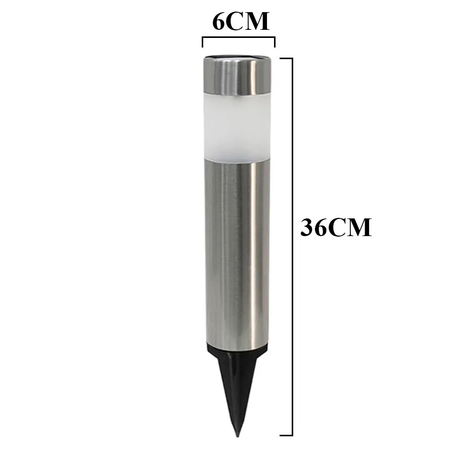6PCS-Solar-Light-Stainless-Steel-Pathoor-Garden-Decoration