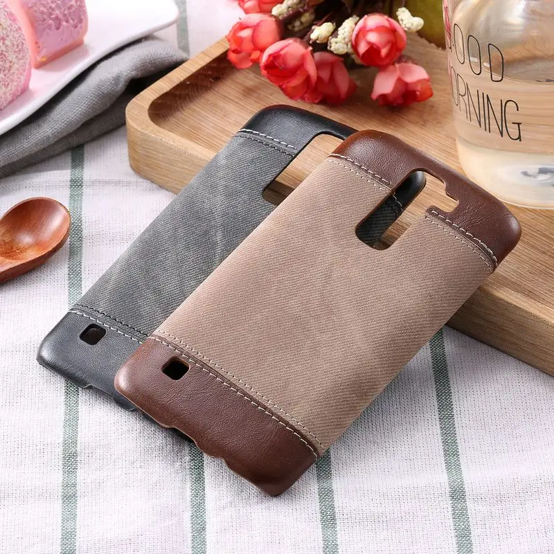 

High Quality PU Leather Retro Canvas Phone Cover For LG K7 K8 K10 X210 X210DS MS330 K350N K420N K430DS K430DSF K430DSY Case