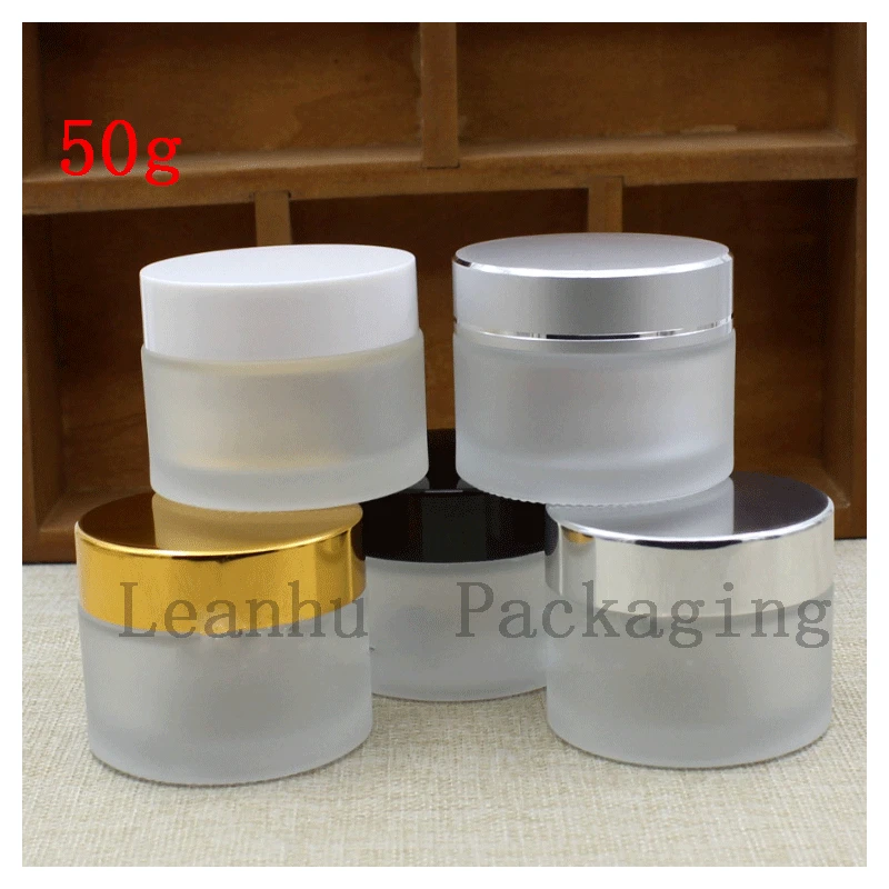 Frosted Cream Jar 50 g Beauty &Skin Care Cosmetics Empty Packing Bottles Cream Bottle 50 cc Mask, Hand Cream Container 100 pcs cosmetic bottle screw flat cover beautiful beauty skin care bottle washing and bathing dew storage container 20ml