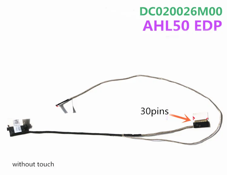 Ноутбук/Тетрадь ЖК-дисплей/светодиодный/кабель LVDS Flex кабель для hp 15-ac078TX 15-ac195tx 15-ac651TX AHL50 EDP DC020026M00 813958-001 аккумулятор большой емкости