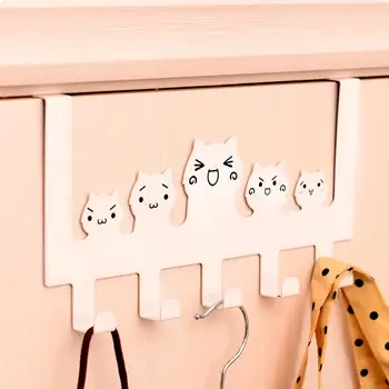 

Stainless Steel Cartoon Cat Door Hat Clothes Rack Hanger Towel Hook