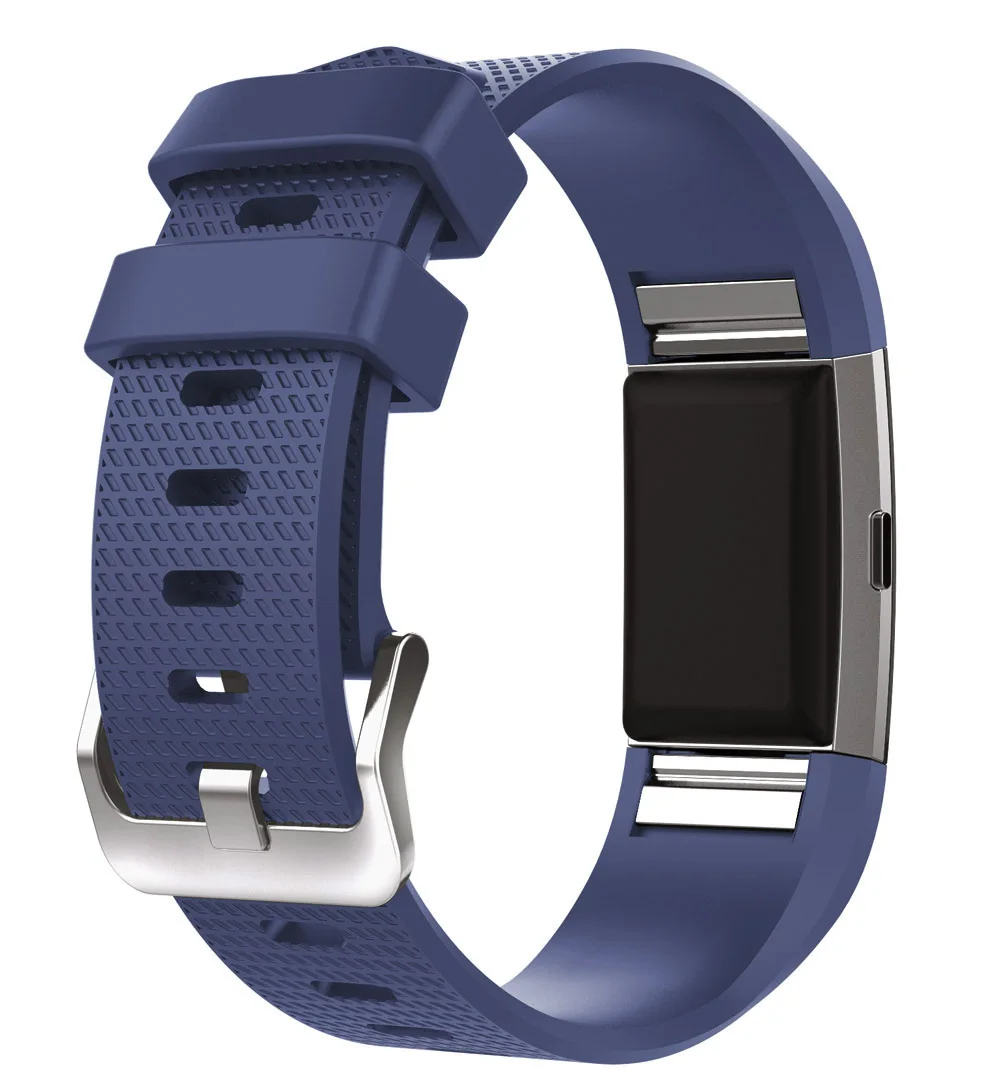 Цветной силиконовый ремешок для часов для Fitbit Charge 2 маленький большой сменный спортивный браслет для Fitbit Charge 2