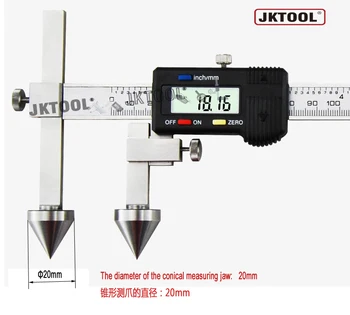

20-150mm Center Distance Digital Caliper for measuring Distance between Holes Center Distance Caliper Gauge