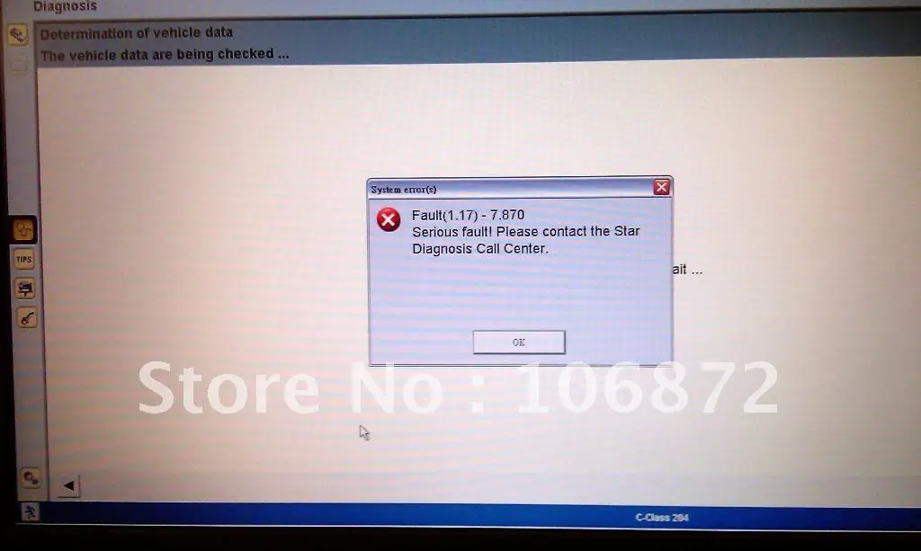 xentry error