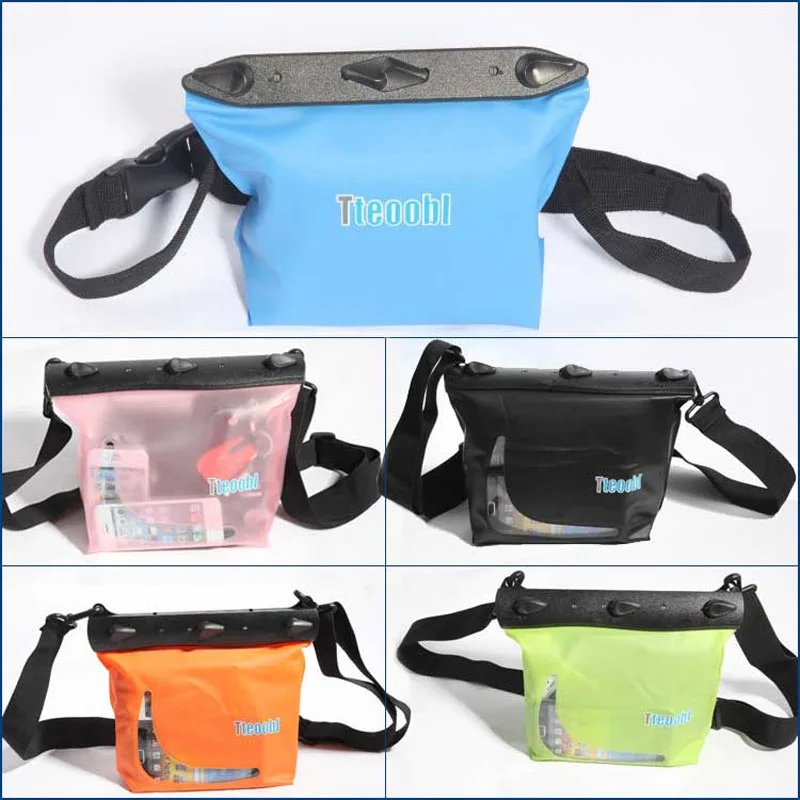 Prix Tteoobl sac multifonctionnel étanche IPX8 20 m sous marine articles divers pochette épaule taille sèche PVC étui Sports de plein air plongée