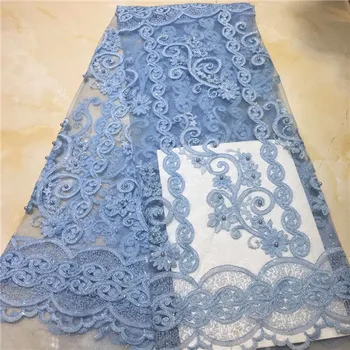 

African Laces Fabrics Embroidered Nigerian Guipure French Cord Lace Fabric High-quality Rose African French Net Lace Fabric pink