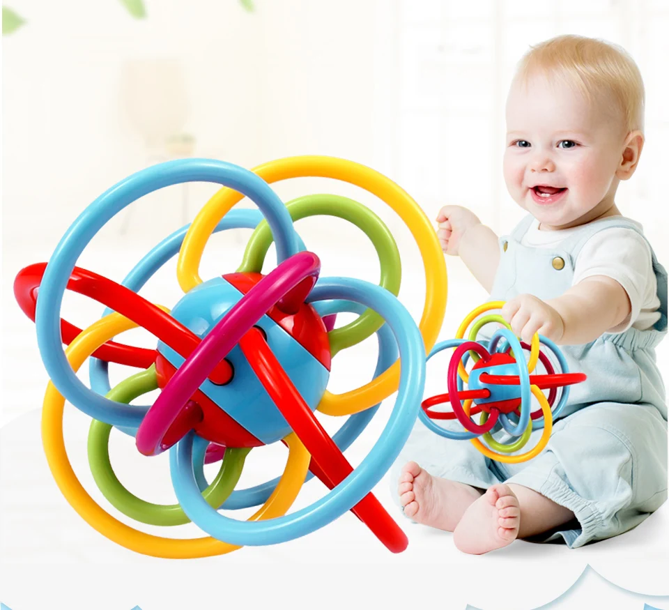 Bei Джесс детские мягкие погремушки 0-12 месяцев мобильный Манхэттен колокольчик активности развития Прорезыватель-игрушка для новорожденных подарки