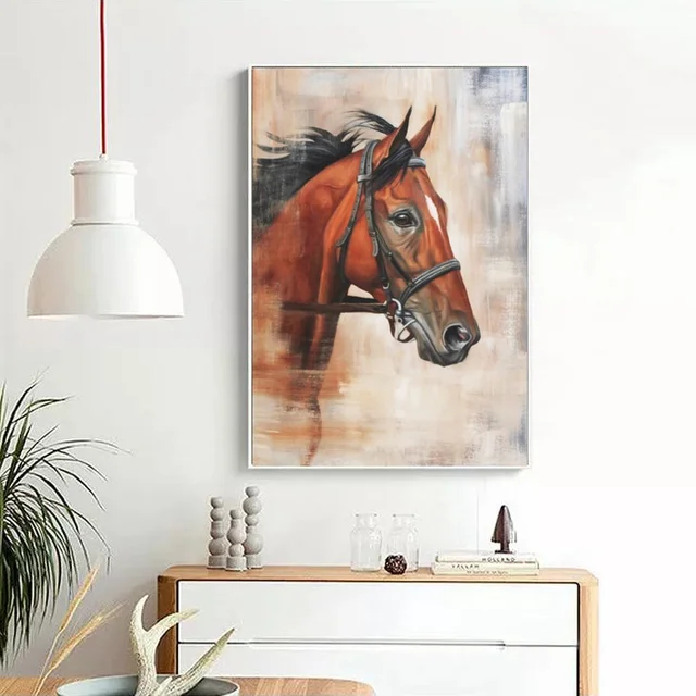 Horse Wall Art Canvas Posters and Prints Painting Wall Pictures for