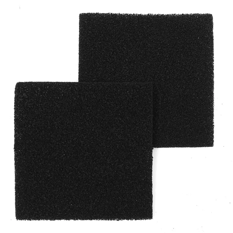 

2Pcs/Set 13cmx13cm Square Activated Carbon Filter Foam Sponge Air Impregnated Sheet