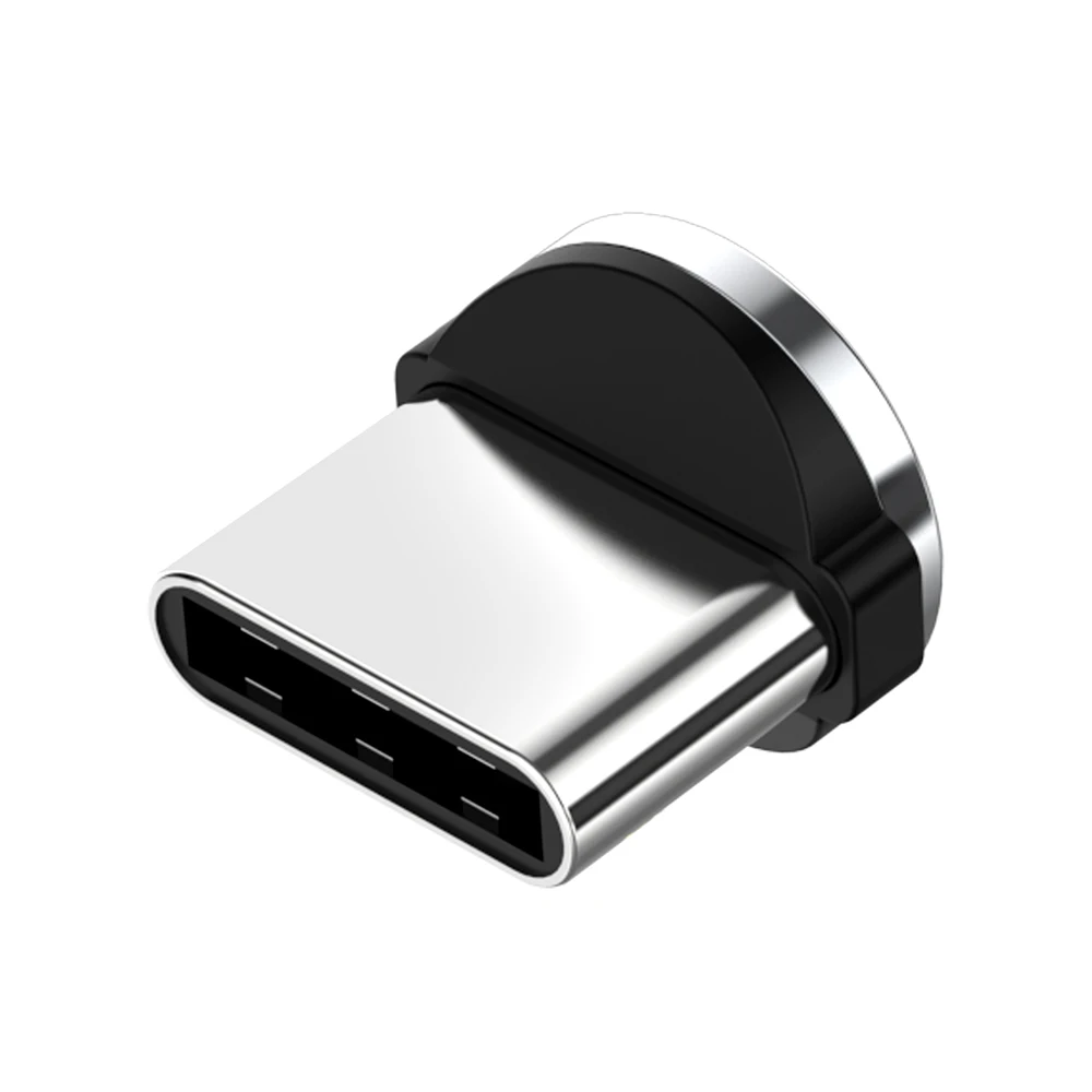 Магнитный usb-кабель светодиодный свет типа C Micro USB быстрая зарядка кабель для передачи данных зарядное устройство USB-C кабель для Xiaomi huawei для samsung S9 S8 - Цвет: Magnetic connector