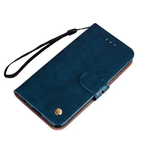 Роскошный кошелек кожаный флип-чехол на магните для huawei Honor 10 Lite View 10 чехол для Honor 7A 7C Pro 7S 7X 8A 8C 8X8 S - Цвет: Blue