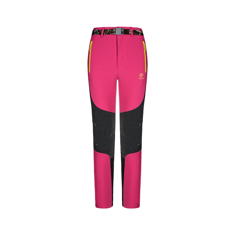 Дропшиппинг Зимние флисовые штаны для женщин Новое поступление дамские тонкие теплые уличные теккинговые ветронепроницаемые плотные брюки - Цвет: rose