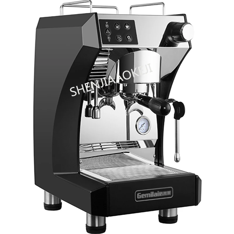 Italian coffee machine 1.7L Steam Double Boiler Pump 15BAR Full semi-automatic stainless steel 220V | Бытовая техника