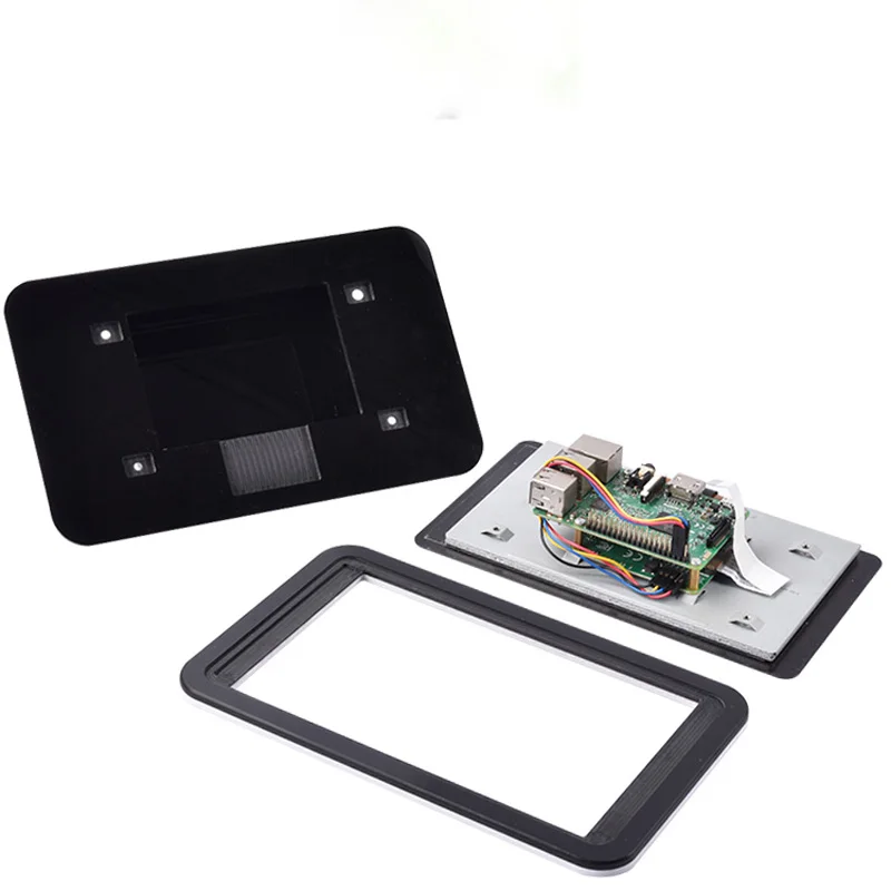 Официальный кронштейн для сенсорного ЖК экрана Raspberry Pi 7 дюймов акриловый
