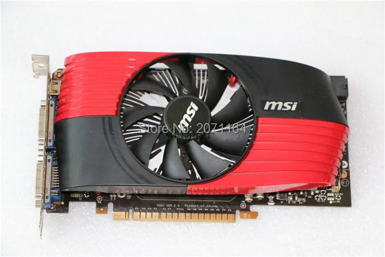  Desktop graphics cards for MSI N550GTX-TI DDR5 1G game graphics (GTX550TI chip 1024MB GDDR5 memory, 950MHZ frequency) 192bit 