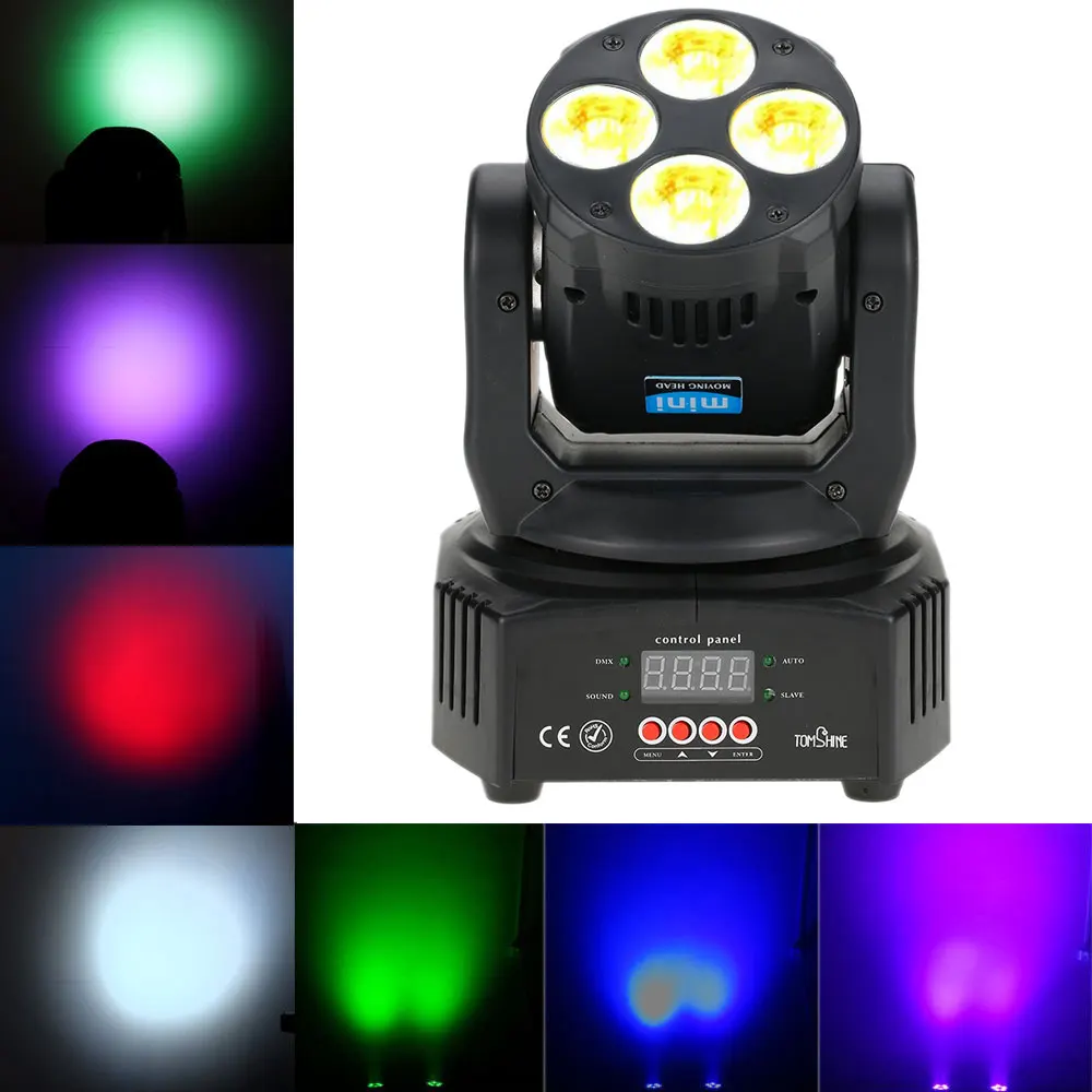 

2017 New Arrival 60W DMX512 Master-Slave Dj Christmas Party Light Moving Head Disco Light RGBW Washing Effect Sound Stage Light