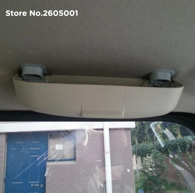 

Car Dedication Glass Box SunGlasses Box Cases Storage Eyeglasses For Renault sceni c1 2 c3 modus Duster Logan Sandero CLIO