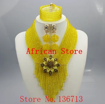 

Lovely Purple Single African Women Beads Jewelry Set Nigerian African Beaded Necklace Set Handmade Style Free Shipping SD804-1