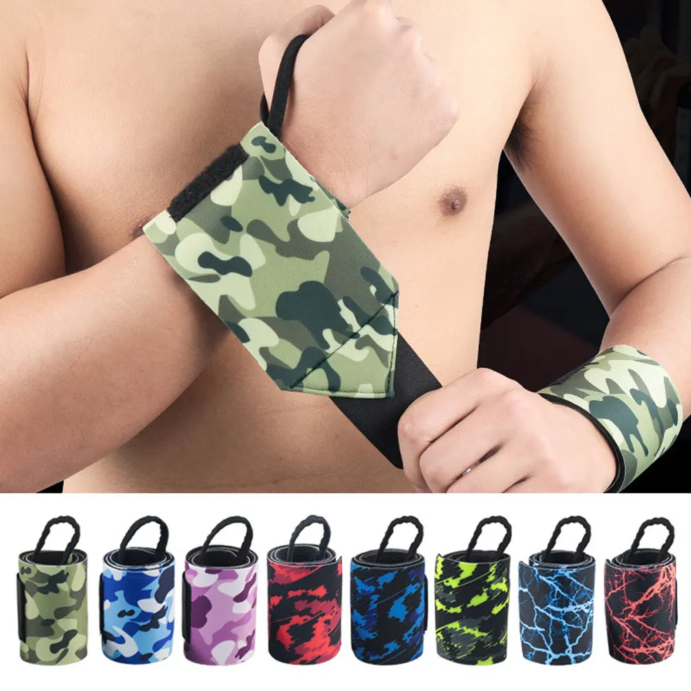 

1Pcs 22Inch/55cm Wrist Wraps With Thumb Loops - Wrist Support Braces for Weight Lifting, Bodybuilding, Strength Training