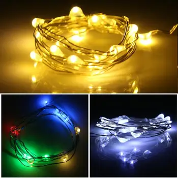 

Outdoor 1m 10 LED Copper Wire String Light with Bottle Stopper Waterproof Solar Energy Warm light for Holiday Decoration