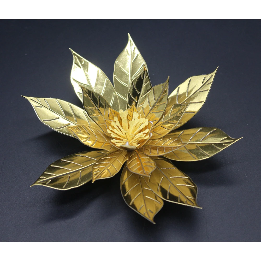 

2019 Handcraft Metal Cutting Leaf FLOWER cut dies Embossing Die Stencil for DIY Scrapbooking Album Card Decorative 11.3x5.1CM
