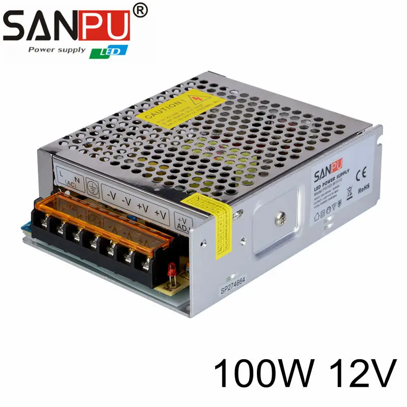 100W 12V 8A Маленький 2017 Новое прибытие 220V лабораторный блок питания Один выход Для