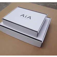 Коричневый/черный картон ожерелье упаковочная коробка ювелирные изделия упаковочная коробка для подвесок с внутренней картой Пользовательский логотип moq 1000 шт