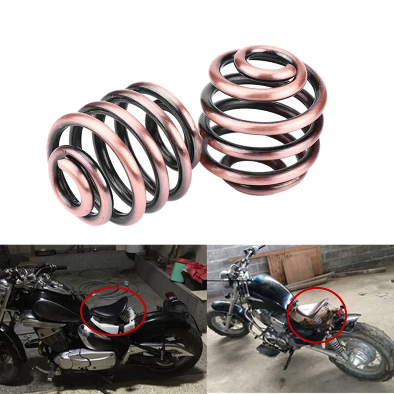 2 шт. рессоры для сидений запчасти мотоциклов ствол Спиральный Solo пружина Harley Chopper