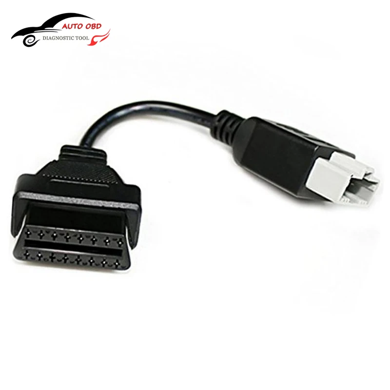 Удлинительный кабель OBD2 20 см штекер 5-контактный на 16-контактный разъем OBD 2