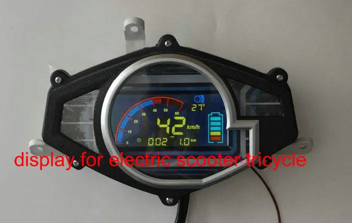 

speedometer 36v48v60v72v84v96v LCD display for electric scooter motorcycle tricycle dashboard battery speed indicator gauge