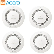 Aqara xiaomi mi jia умный Honeywell пожарный детектор датчик дыма Сигнализация ZigBee Wi-Fi беспроводной большой радиус действия mi home APP