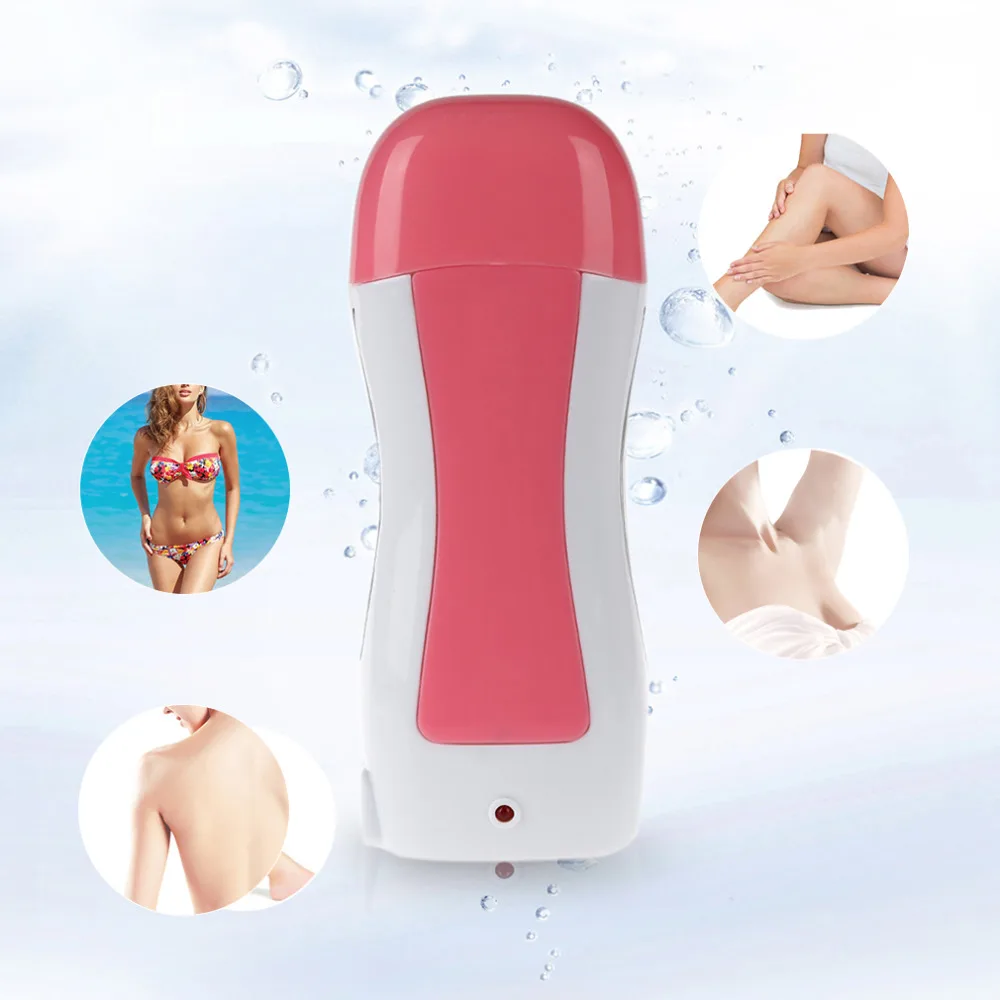 

2018 New Electric hair removal Heater Roller Waxing Hot epilator Cartridge Body Hair depilador Removal Depilation Waxing Machine