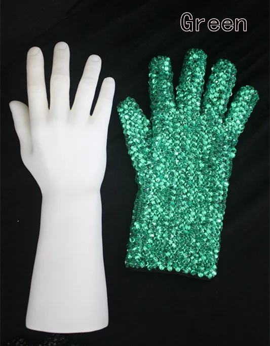 コスプレ手作りマイケル・ジャクソンカラフルな両面クリスタルライン