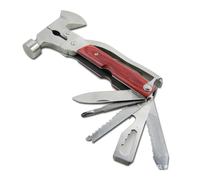 Multi Function Folding Hammer Axe Pliers Knife Screwdriver Tools Set Steel Stainless Multi funct Camping Tool Stainless Steel Multi Function Folding Hammer Axe Pliers Knife Screwdriver Tools Set Steel Stainless Multi funct Camping Tool Stainless Steel