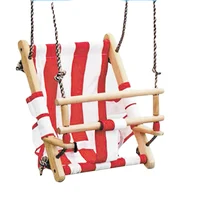 Baby Swing Chair Hanging Swings Set With Rope Rocking Solid Wood Seat For Baby Indoor Room Decor Children Outdoor Garden Swings 2