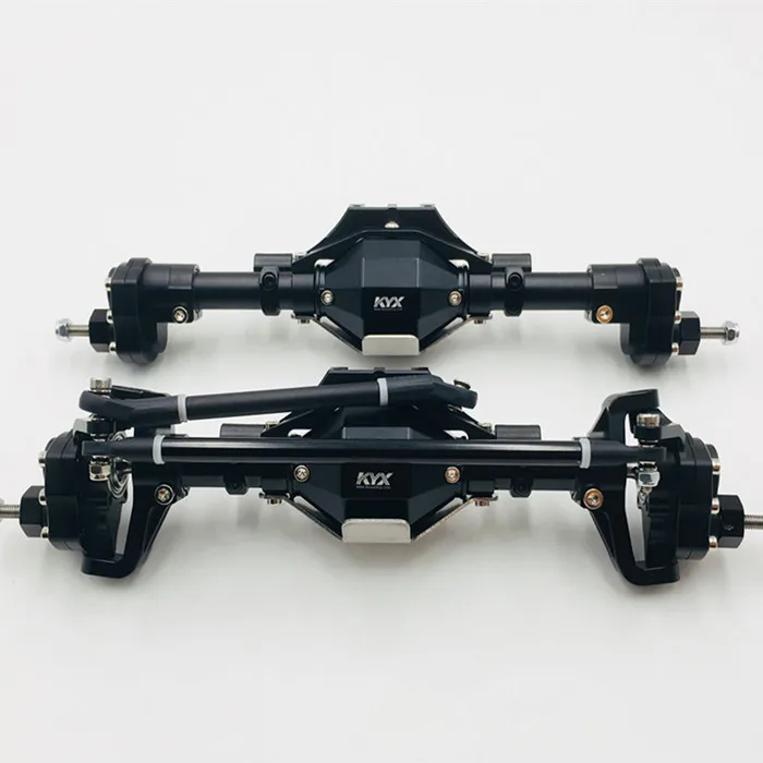 

CNC Metal KYX Front Rear Axle Widened Heightened Fore Back Bridge for RC 1/10 Model Axial SCX-ll 90046 Diamond Type 1:10 Car