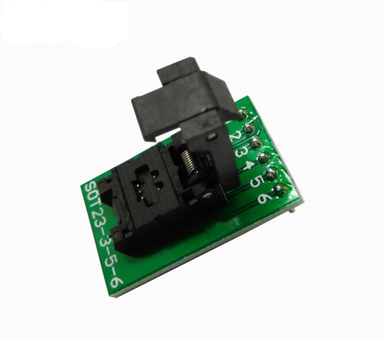 SOT 23-5-0.95 Clamshell Pogo Pin Probe Test Socket SOT23-5-0.95-CP01PNL Programming Socket Pitch 0.95 Chip Size 1.6*3mm bav70 sot 23 (10pcs)