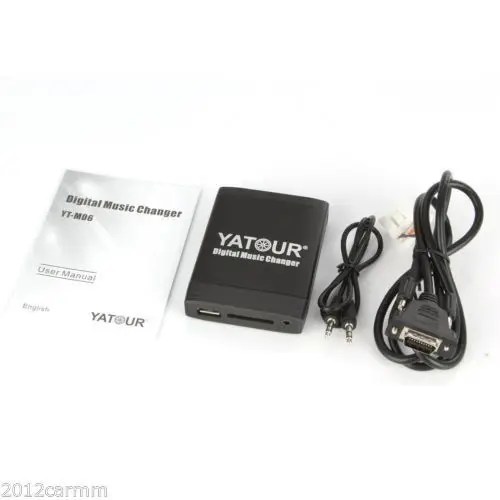 Yatour MP3 музыка USB SD AUX CD Changer адаптер для Honda Goldwing GL1800 радио YT-M06