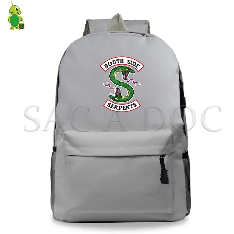 Ривердейл, южная сторона, модный рюкзак, школьные сумки для подростков, женщин, мужчин, рюкзак для ноутбука, детские сумки для книг, повседневный рюкзак для путешествий - Цвет: 8