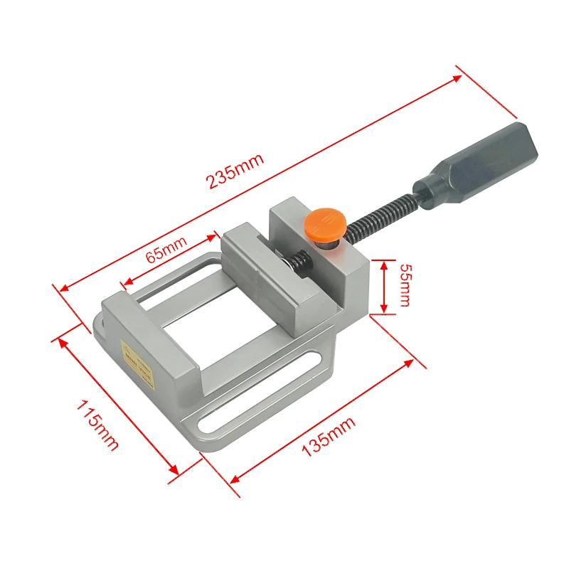 

CNC milling machine tool Flat tongs Bench clamp Jaw mini table plain vice Bench drill Vise Fixture