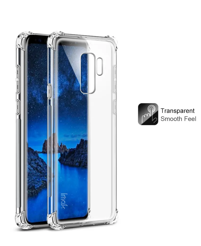 Чехол IMAK Для samsung Galaxy S9+ TPU чехол для подушки безопасности противоударный чехол для samsung Galaxy S9 S9Plus Мягкий силиконовый чехол