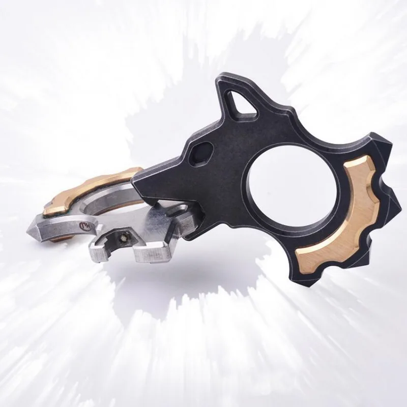  Outdoor Edc Multi-function Tool Titanium Self-defense Window Breaker Bottle Opener Portable Screwdr