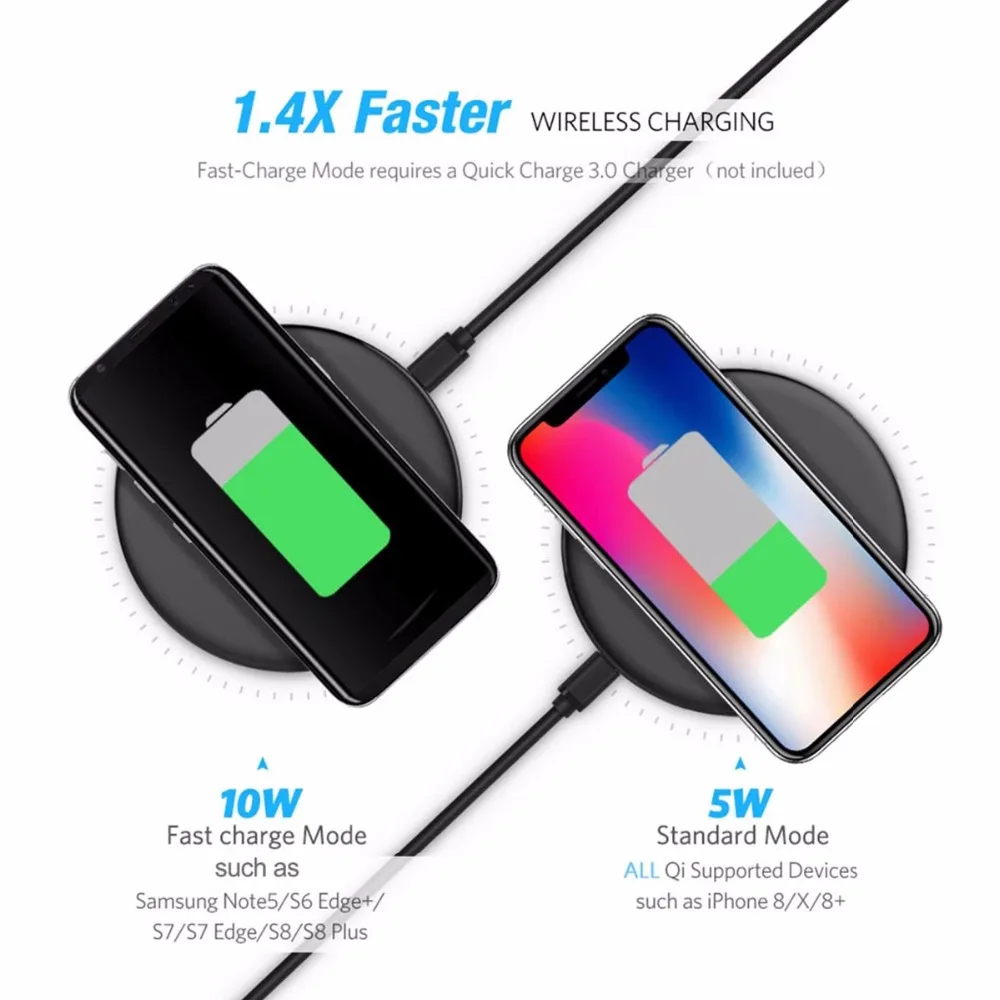 Беспроводное зарядное устройство Twinbuys FC120 10 Вт Qi Для doogee s90 S60 ulefone armor 6E bv9000 blackview