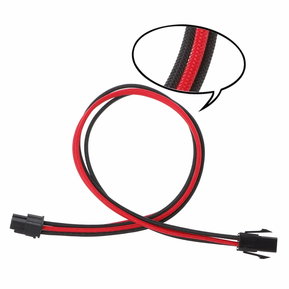 

1Pc 40cm ATX EPS CPU Power Supply 4-Pin IDE 4Pin CPU Male to Female 18AWG Extension Cable High Quality C26