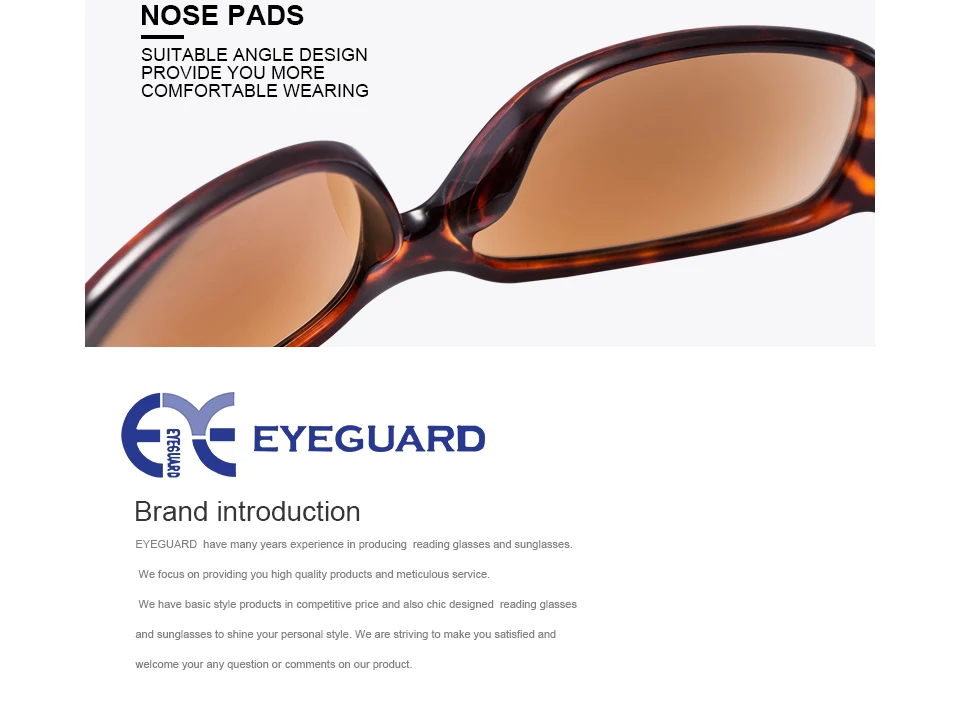 EYEGUARD удобные Стильные Простые уличные очки для чтения элегантные женские очки для чтения с красивыми узорами