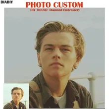 DIADIY DIY Алмазная вышивка фото на заказ 5D индивидуальная алмазная живопись вышивка крестиком 3D Алмазная мозаика для украшения