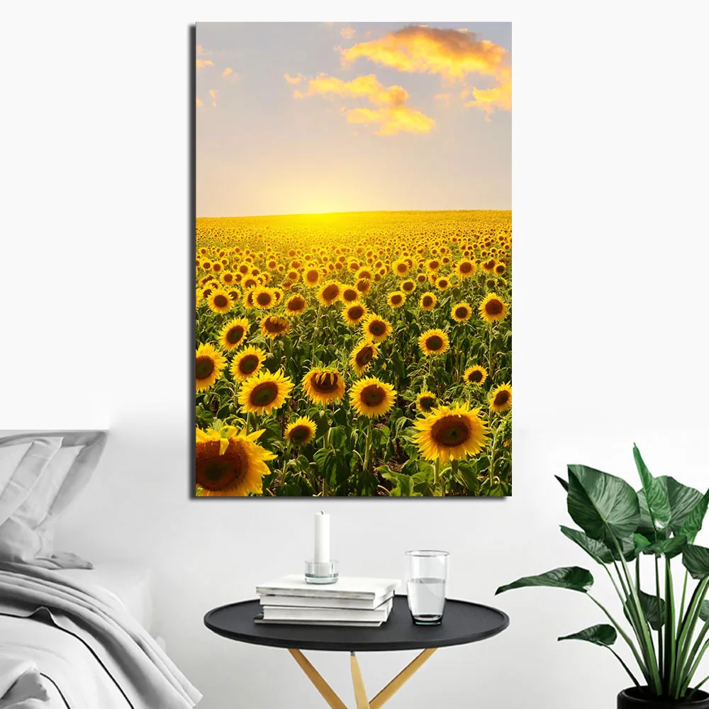 sunflower canvas art painting (3)