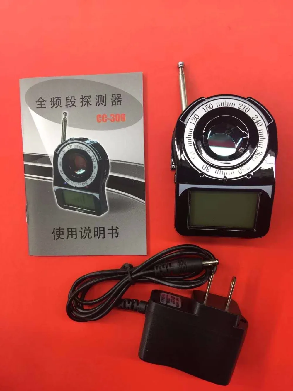 CC309 1.6" LCD Surveillance Camera Anti Tracker Full Band Detector