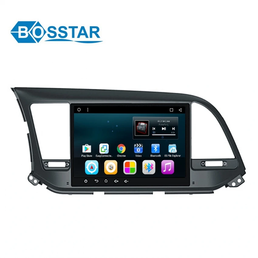 Bosstar 10.1 дюймов HD экран Android 7.1 система стерео для Hyundai Elantra 2016 с Wi-Fi 3G мультимедиа