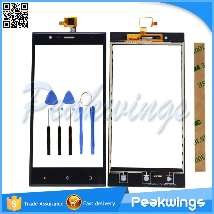 

Boost 3 Boost3 III Touch Sensor For Highscreen Boost 3 Touch Screen Digitizer Panel+3M Sticker+Track